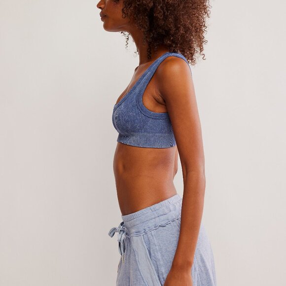 FREE PEOPLE Everyday Lou Scoop Bralette / Autumn Sky - Picture 3 of 5